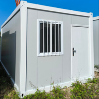 Maison conteneur mobile modulaire préfabriquée de luxe avec panneaux sandwich en coton, assemblage rapide, mini-maison