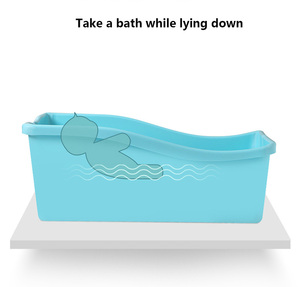 Baignoire <span class=keywords><strong>rectangulaire</strong></span> pliable <span class=keywords><strong>pour</strong></span> bébé baignoire peu encombrante <span class=keywords><strong>pour</strong></span> tout-petit <span class=keywords><strong>bassin</strong></span> de douche <span class=keywords><strong>pour</strong></span> enfants assis <span class=keywords><strong>pour</strong></span> les petites maisons - Product Image 2