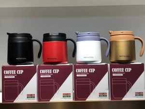 Multi Color 350ml 500ml double paroi isolée en acier inoxydable tasse à café gobelet de voyage thermos bouteille tasse - Product Image 5