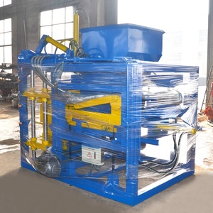 QTJ4-25 Brick Machine Make <b>Block</b> Minitype Automatic Building Material Concrete Interlock Brick Making Machinery - Product Image 4