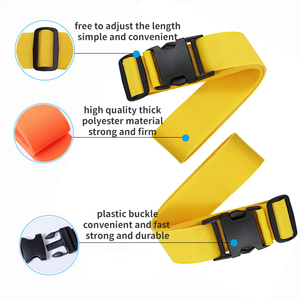 2025 Maleta de viaje resistente Equipaje Correa de cinturón personalizada Transportadores de correa para transporte de equipaje en el <span class=keywords><strong>Airpor</strong></span> con hebilla de plástico - Product Image 2