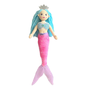 <span class=keywords><strong>Muñeca</strong></span> de Princesa <span class=keywords><strong>Sirena</strong></span> de Peluche Suave Lista para Enviar, Juguete de Peluche de Colores Arcoíris Modelo Mar y Arena para Niñas, Regalo - Product Image 5
