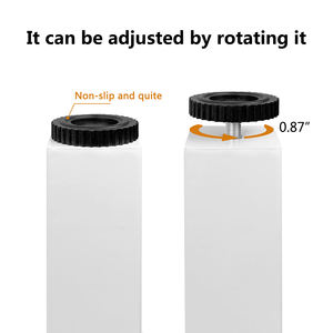 Gambe per Mobili Regolabili in Altezza, Accessori per Tavoli e Armadi, Gambe in Metallo Antiscivolo per Scrivania da Ufficio e Soggiorno - Product Image 3