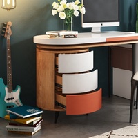 Meuble de rangement pivotant à deux places, mobilier de Style nordique moderne, armoire d'angle pour salle d'étude, Table d'ordinateur, bureau