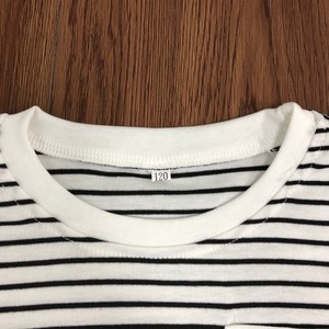 Hauts pour filles OEM chemisier rose à manches longues pour petits enfants avec hauts à bandes - Product Image 4