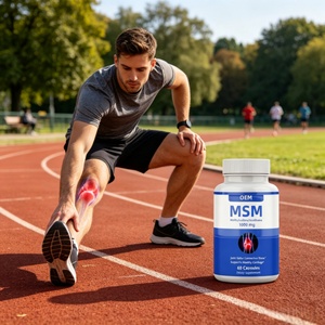 Prix d'usine – Capsules de Glucosamine, Chondroïtine et MSM en poudre de haute pureté pour la santé des articulations – Capsules de MSM - Product Image 2