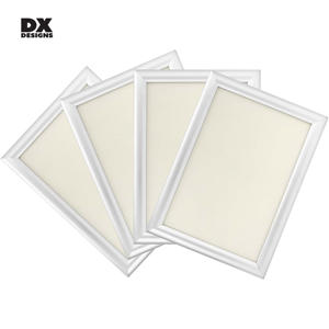 Cadres <span class=keywords><strong>photo</strong></span> en aluminium argenté <span class=keywords><strong>à</strong></span> ouverture rapide DX Designs, personnalisables en gros (formats A1/A2/A3/A4), cadres muraux pour affiches - Product Image 2