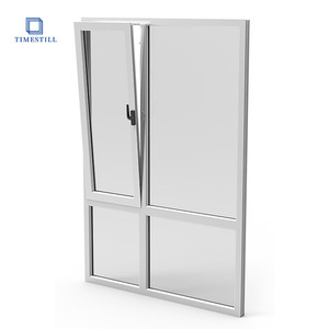 Thiết kế hiện đại đôi bằng kính khung nhôm khuôn cửa sổ nghiêng xoay mở phong cách louver Rèm Nhà Phòng Ngủ biệt thự sử dụng - Product Image 6