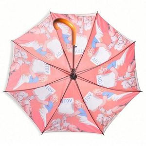 Suppliers Wholesale 30 Inch Large <b>Windproof</b> Prints Big Luxury Promotional Branded Custom Golf <b>Umbrella</b> With Logo - Product Image 5