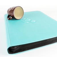 Album de cartes à collectionner en cuir PU A1 A3 A4 personnalisable de haute qualité pour jeux de société, avec 9 pochettes pour cartes