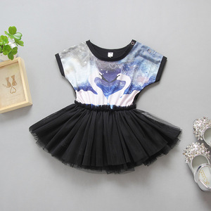 Nuevo Vestido de Baile Occidental Negro para Niñas, Disfraces de Fantasía para Bebés - Product Image 1