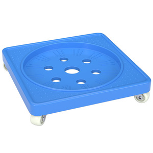 Base mobile Qinfeng pour bouteilles de gaz avec roulettes, en plastique, étanche et antirouille, pour bouteilles de gaz, pots de fleurs et étagères de rangement - Product Image 1