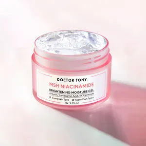 Korean Private Label Natural Organic Skin Care Gel Whitening Niacinamide Moisturizing Cream Gel Facial Mask Cream