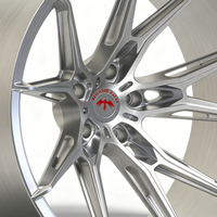 Jante en alliage forgée concave profonde personnalisée SL 22X12 24X14 pouces 5x150 6X139.7 8X170 monobloc argent brossé pour GMC Sierra 2500