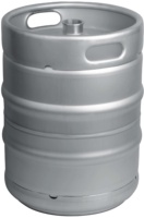 Petit fût de bière vide, échantillon gratuit 2l 64oz, chargeur en acier inoxydable passif rechargeable, corps en métal en soie Laser