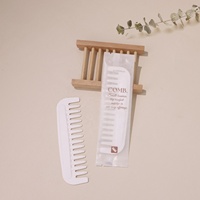 Kit de Produits d'Accueil Jetables Luxe Premium pour Salles de Bain Hôtelières – Pochette en Papier Enduit de Cire Mate pour Hôtellerie et Complexes Hôteliers