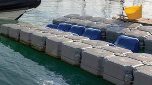 Plataforma Flotante de Acero Inoxidable GR-FD01, Segura y Estable, de 25 m, Antideslizante, para Acampar en Familia y Actividades Acuáticas 2025 - Product Image 2