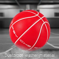PSYCHE cuir matériel personnalisé Logo balle de basket-ball chaîne chaînes lignes taille 7 vessie en caoutchouc naturel