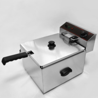 Friteuse automatique pour Restaurant, appareil électrique, multifonction, réglable, pour la cuisson des frites et du poulet, utilisation commerciale, luxe, 11L