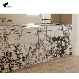 ألواح رخام كالاكاتا فيولا طبيعية مصقولة متقدمة قابلة للتخصيص من توستون للفلل الحديثة وطاولات الطعام وحمامات الزينة - Product Image 1