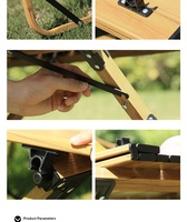 Ensemble table et chaise Kermit en alliage d'aluminium personnalisé Donkeys ZDY001, pliable et portable, pour le camping en plein air