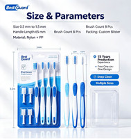 Empaque de Blíster Personalizado al por Mayor para Cepillos de Dientes Desechables, Empaque de Plástico en Blíster para Artículos de Consumo Diario