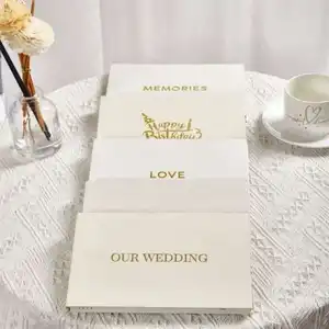 2024 Video kartu ucapan 5 ''/7'' IPS hardcover digital Album video brosur untuk ulang tahun pernikahan liburan Hari Jadi