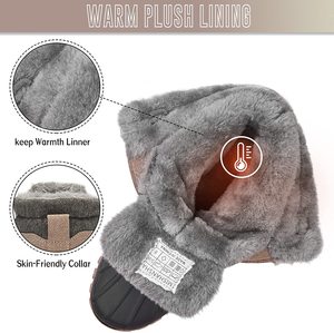 Botas de Nieve de Invierno para Mujer, de Media Pantorrilla, Impermeables, Antideslizantes, con Parte Superior de Piel de Vaca, de Alta Calidad, al por Mayor, de <span class=keywords><strong>Mishansha</strong></span> - Product Image 2