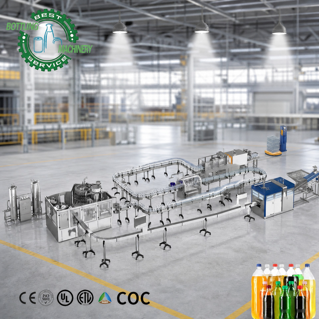 Professional 10000BPH DCGF32-32-10 Soda Water Filling Machine High Precision Filling for Soda Bottling Factory