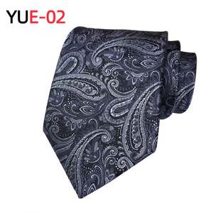 Cravates pour hommes en polyester à motif paisley, <span class=keywords><strong>grandes</strong></span> cravates à fleurs tendance, cravates de costume pour hommes, nouveauté <span class=keywords><strong>2023</strong></span> - Product Image 5