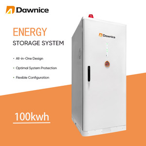 Paneles Solares Dawnice, Almacenamiento de Energía en Baterías Lifepo4 de 100kw 200kw, Gabinete de Almacenamiento de Energía Industrial y Comercial - Product Image 1