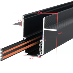 Oberflächen montiertes eingebettetes nicht dekoratives Pendel schienen beleuchtungs <span class=keywords><strong>system</strong></span> mit magnetischen Leuchtdioden auf Magnets chiene - Product Image 3