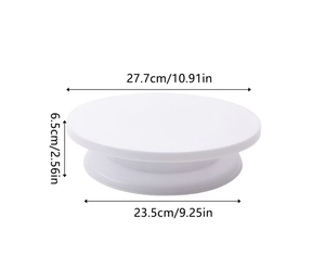 Base Giratoria para Tartas con Base Antideslizante para Glasear y Decorar Fácilmente, Herramienta de Repostería, Utensilios de Cocina - Product Image 6