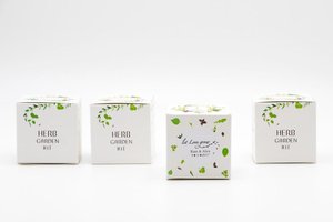 Kit de jardinage d'herbes aromatiques biologiques Kit de culture d'herbes aromatiques avec 8 kits de pots de démarrage d'herbes biodégradables - Product Image 3