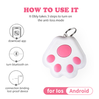 Vente d'usine, traceur GPS intelligent pour animaux de compagnie, balise intelligente, traceur Bluetooth, mini localisateur, traceur GPS, boucles d'oreilles pour animaux de compagnie pour Android et IOS