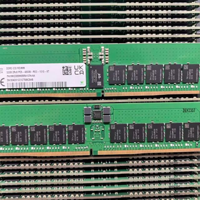 HMCG84MEBRA113N 32GB PC5-38400 DDR5 4800Mhz 2RX8 REG ECC RDIMM 1.1V 288-PIN Server RAM Memory Module