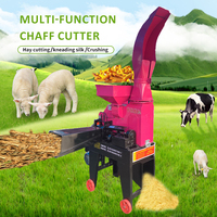 Fourrage fourrage agricole ensilage foin paddy paille tige herbe hachoir broyeur coupe-paille machine pour l'alimentation animale 2.0 tonne/h