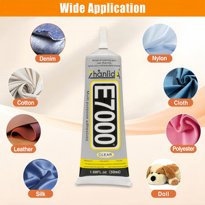 กาว ZhanlidA 2 ชิ้น 110 มล. E7000 กาวใสแบบมุกสำหรับผ้า ล้างออกได้ หัวเข็มแบบละเอียด สำหรับติดเพชร งาน DIY เสื้อผ้า เครื่องประดับ - Product Image 5