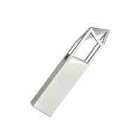 Clé USB 2.0 en métal avec logo personnalisé Clé cadeau Clé USB 4GB 8GB 16GB 32GB 64GB 128GB 512 GB mémoriser utilisé