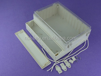 PWP425 295X255X111mm Boîtier en plastique IP65 Couvercle transparent à charnière Boîtier électrique extérieur étanche Boîte de jonction