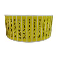 Label PET Warna-Warni Kaiyu untuk Identifikasi Peralatan Perkakas yang Tahan Lama (Tahan Air, Tahan Aus) Diameter Inti 3/4 Penggunaan Industri