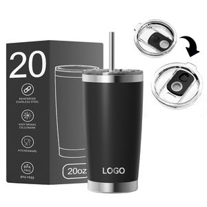 Vaso Térmico de Acero Inoxidable 304 con Aislamiento al Vacío, Tapa Doble para Bebidas, 12oz, para Auto, Libre de BPA, 6-12 Horas de Duración, con Logotipo OEM Promocional al por Mayor - Product Image 5