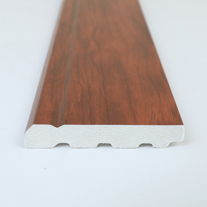 خطوط تزيينية حديثة بيضاء من البلاستيك PS، قواعد بلاستيكية للأرضيات - Product Image 3