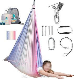 Offre Spéciale Polyester / Nylon Thérapie et sensoriel 360 <span class=keywords><strong>Hamac</strong></span> pivotant pour enfants Guérison Relaxant Câlin Intérieur et Extérieur - Product Image 4