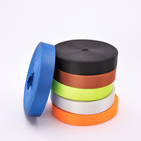 Écologique Solide 5/8 ''1 pouce 1.25 pouces 1.5 pouces 3/4 pouces Noir 100% Nylon Chevrons Sangle Ceinture Sangle Personnalisé Nylon