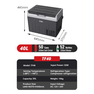 מכונית 220v מקפיא מכונת כביסה 12v refrger 20l 36l 40l מקרר רכב עבור נסיעות חוצות - Product Image 6