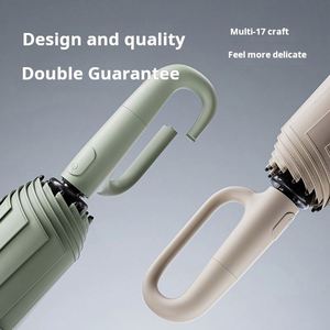 Paraguas Plegable Automático Personalizado H 12*6 Varillas, Reforzado, Extra Grueso, con Anillo, para Hombre - Product Image 4