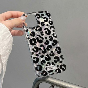 <span class=keywords><strong>Cover</strong></span> per Cellulare in PC con Stampa Leopardata <span class=keywords><strong>Nera</strong></span> su Sfondo Argento per <span class=keywords><strong>iPhone</strong></span> 8 X Xr Xs Max <span class=keywords><strong>11</strong></span> 12 13 14 15 16 17 Air - Product Image 4