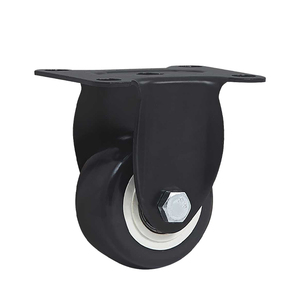 Geräuschloser Festrollenrad 1,5/2 Zoll Schwenkbares PU-Rad mit Lager und Bremse - Product Image 2