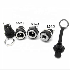 <span class=keywords><strong>Conector</strong></span> <span class=keywords><strong>hembra</strong></span> a prueba de agua 3,5 MM 5,5 MM enchufe DC Jack de 5521 5525 55 21 25 5,5 2,1 2,5 tipo Jack DC 2,1 MM 2,5 MM - Product Image 1